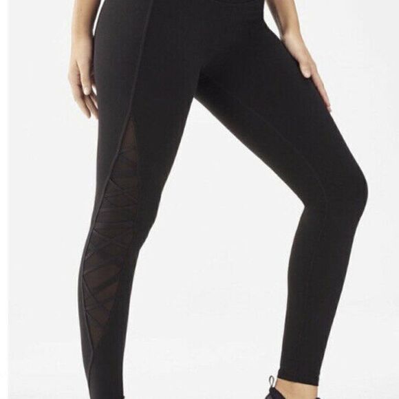 Fabletics MR Mesh Criss Cross Powerhold Legging - Picture 1 of 9